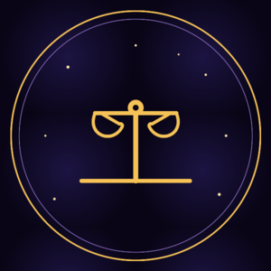 libra zodiac emblem