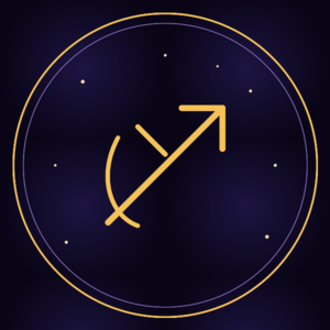 sagittarius zodiac emblem